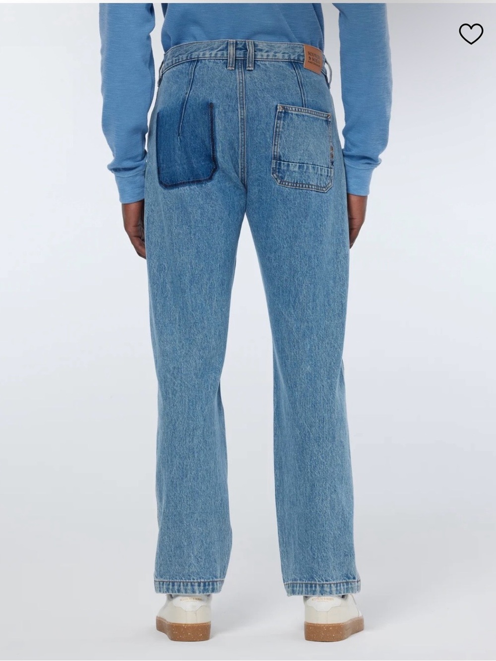 Scotch & Soda Light Blue Straight Leg Jeans